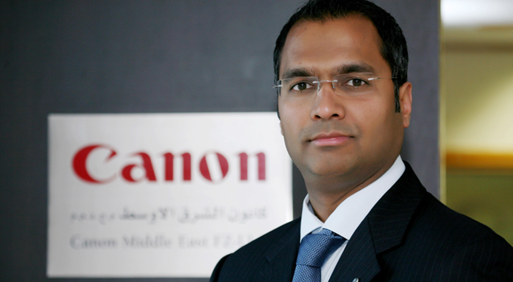 Anurag Agrawal, Managing Director, Canon Middle East and Turkey.