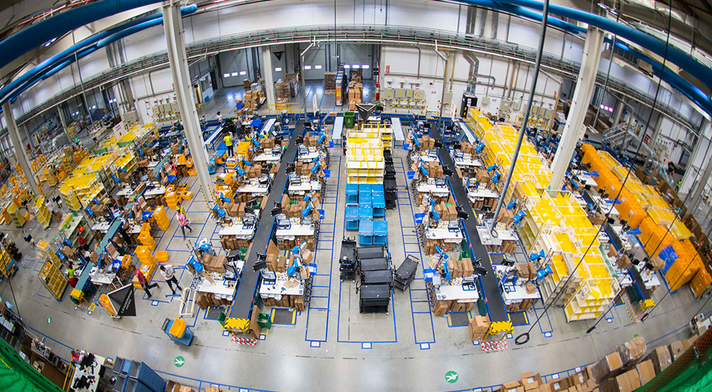 Amazon's DXB3 fulfilment centre in Dubai South
