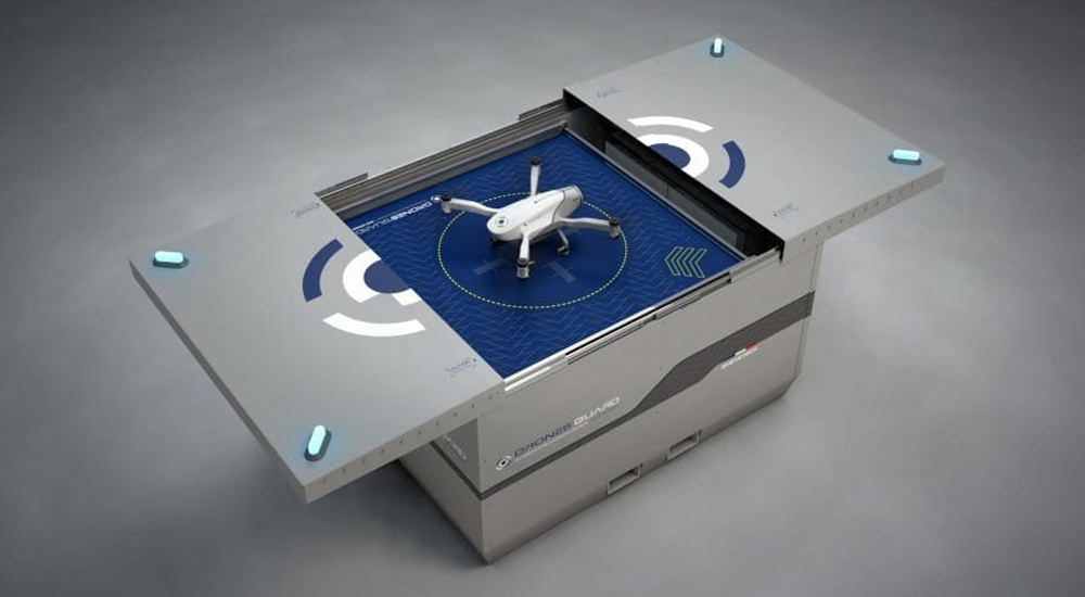 Azur Drones Skeyetech system