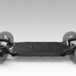 Canoo's skateboard platform.