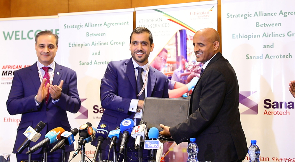 Sanad and Ethiopian Airlines to explore MRO opportunities in Africa.