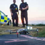 A DJI drone used by the police.