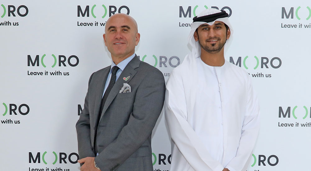 (left to right) Nidal Abou Ltaif, Avaya President, Asia Pacific, Middle East, Africa and EU and Mohammed Bin Sulaiman, Moro Hub's CEO.