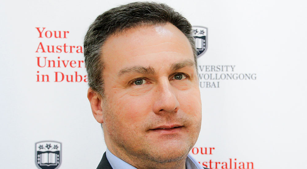 Andy Philips, Chief Operating Officer at University of Wollongong in Dubai.