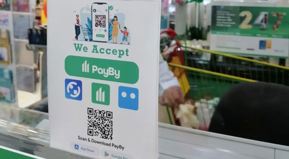 PayBy at a Lulu store.