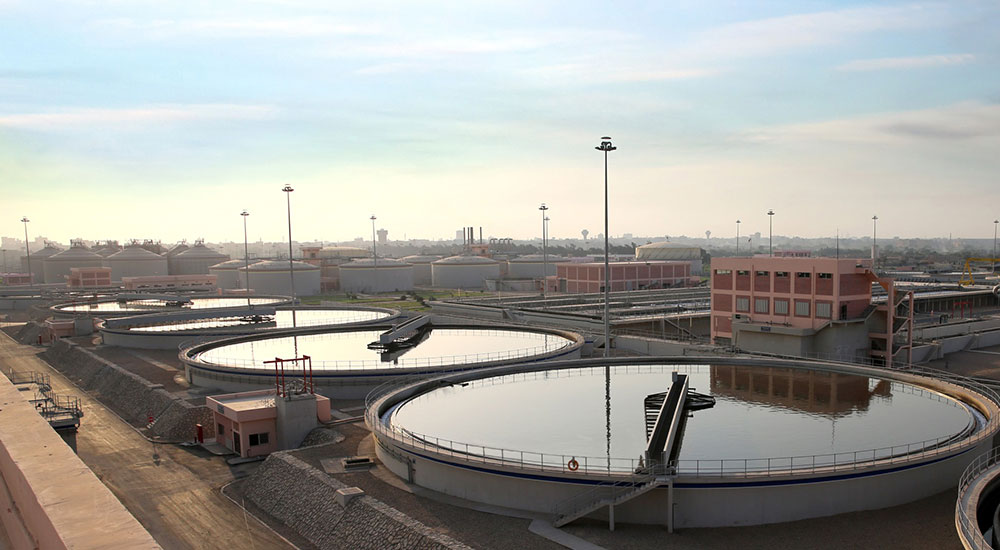 El-Gabal El-Asfar Wastewater Treatment Plant, Egypt’s largest wastewater treatment site.