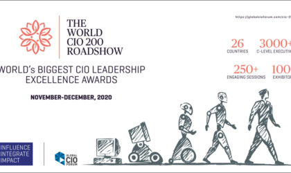 26 countries, 3000+ CIOs, 250+ sessions: The World CIO 200 Roadshow 2020 is coming
