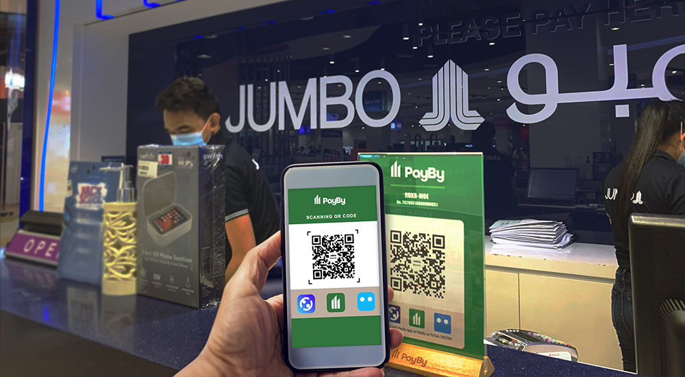Jumbo Electronics adopts smart payment solutions from PayBy