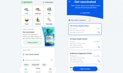 46,000 customers used Get Vaccinated Careem tool with 140% increase since March