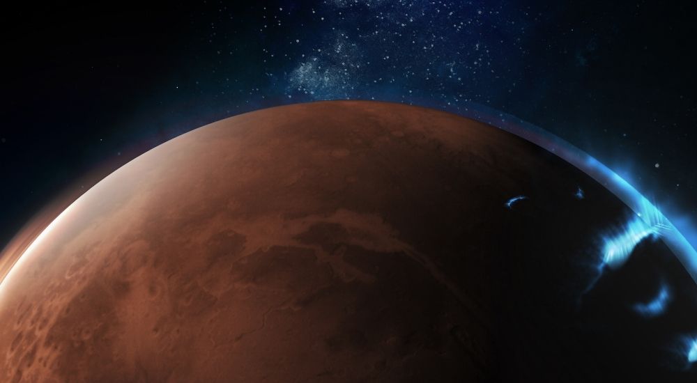 UAE's Mars Mission detects discrete aurora on night side of Mars