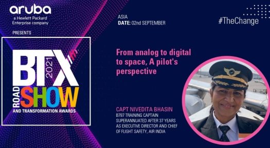 From analog to digital to space, A pilot’s perspective – Captain Nivedita Bhasin