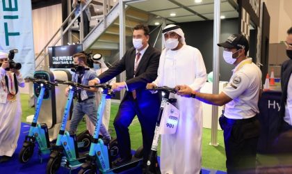 His Highness Sheikh Ahmed attends the launch of TIER Mobility’s latest e-scooter in UAE