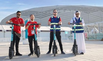 TIER provides e-scooters for mobile staff at Arab Cup 2021 with zero carbon emissions