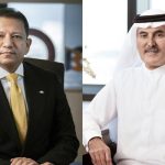 (Left to Right) Ahmed Abdelaal, Group CEO, Mashreq Bank and Abdul Aziz Al Ghurair, Chairman of Mashreq