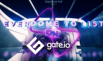 Metaverse experience Everdome, announced its first phase with trading of DOME coin on Gate.io