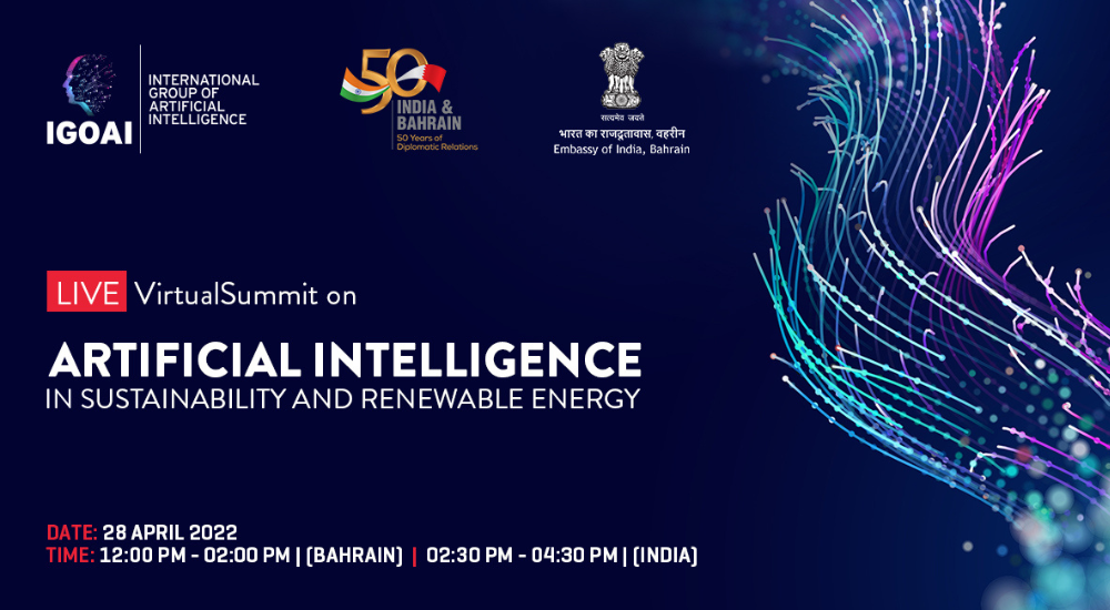 Top experts on sustainability from Bahrain and India participated in the virtual summit organised by IGOAI.