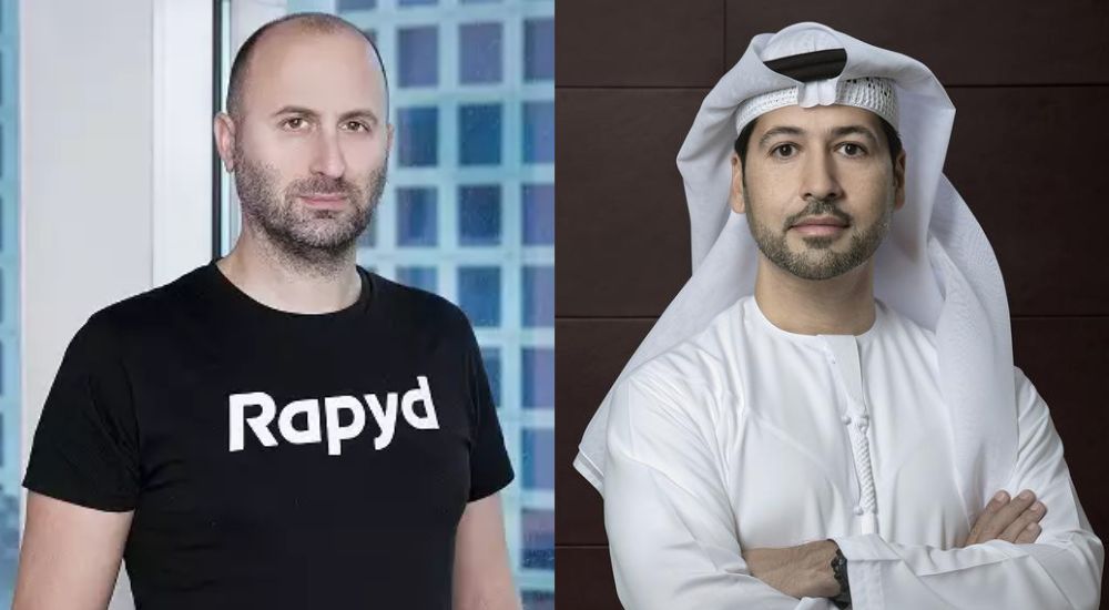 (Left To Right) Arik Shiltman, CEO of Rapyd and Arif Amiri, CEO of DIFC Authority