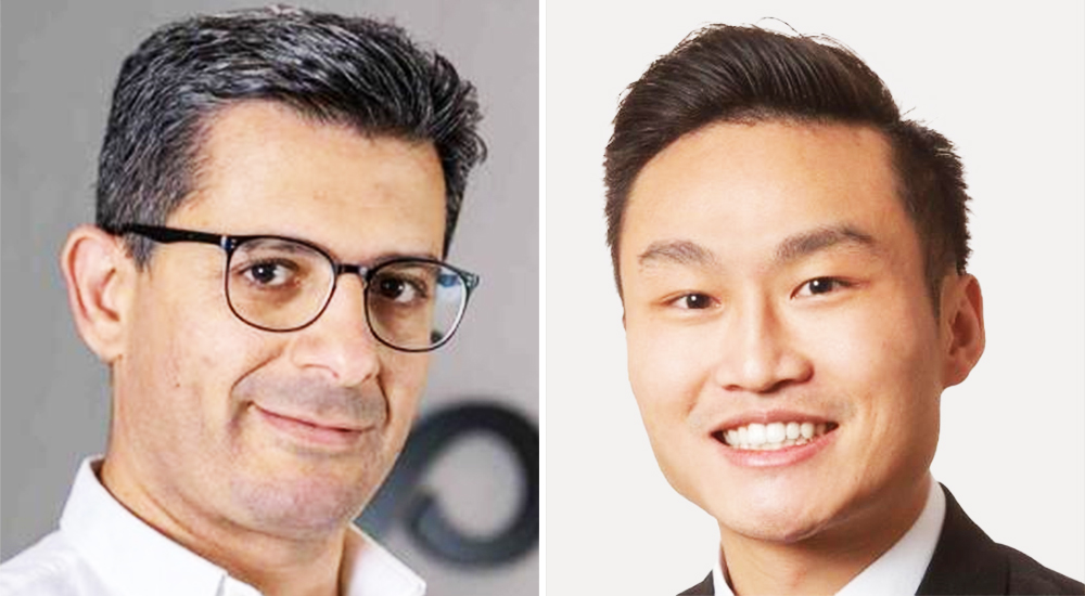 (Left to Right) Dr Yehuda Elmaliah, Co-founder and CEO of Cogniteam and Owen Wei, Marketing and BD Manager at AAEON