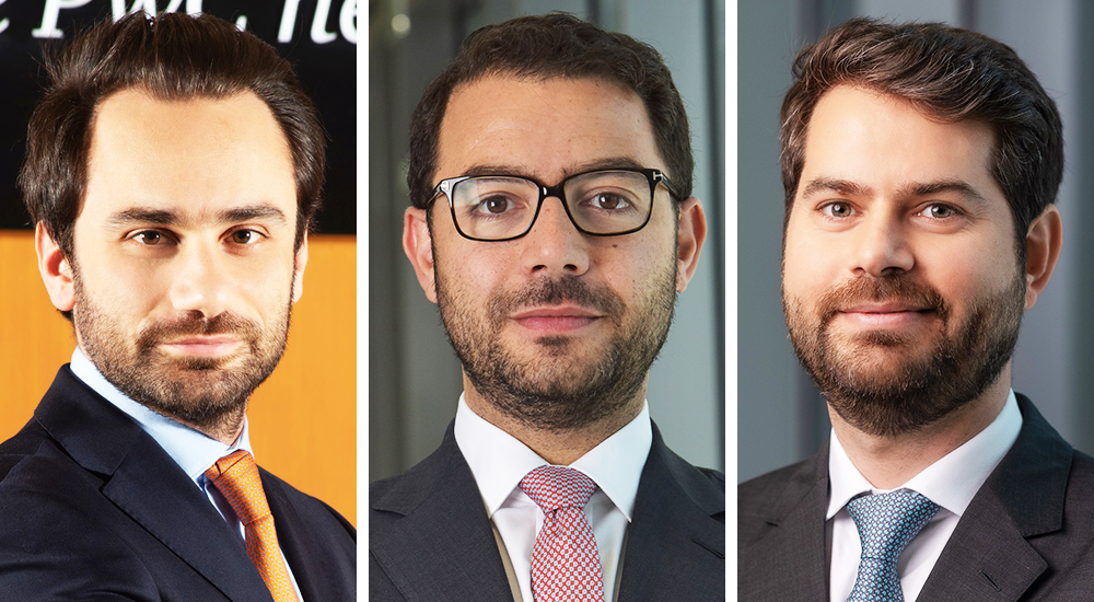 (Left to Right) Zahi Awad, Principal with Strategy& Middle East, Ramy Sfeir, Partner with Strategy and Middle East and Bilal Mikati, Partner with Strategy& Middle East