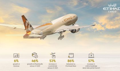 Etihad Cargo reports 81% electronic airway bill penetration rate in 1H 2022