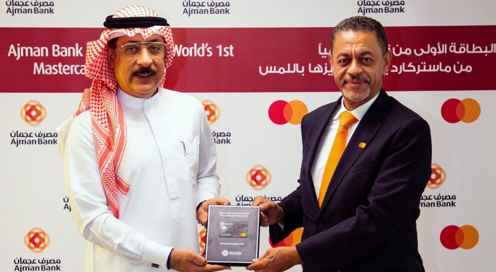 (Left to Right) Mohamed Amiri, Chief Executive Officer, Ajman Bank and Khalid Elgibali, Division President, Middle East and North Africa, Mastercard