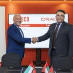 (Left to right) Martin Bradley, Chief Financial Officer, DULSCO with Rahul Misra, Vice President Business Applications, Gulf and South Africa, Oracle
