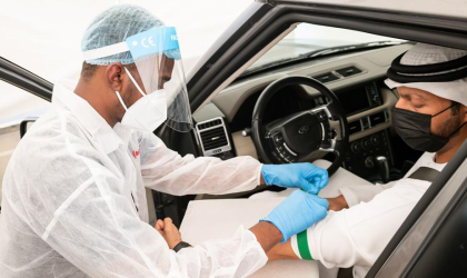 Dubai Health Authority launches drive through blood test service provided by Unilabs