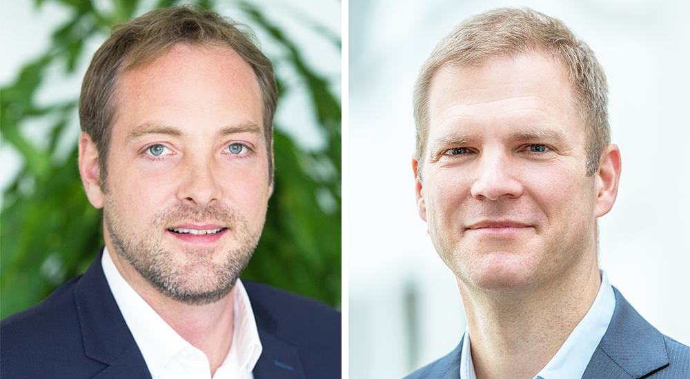 (Left to right) David Panhans, leader of BCG X Middle East and Christoph Schweizer, CEO, BCG.