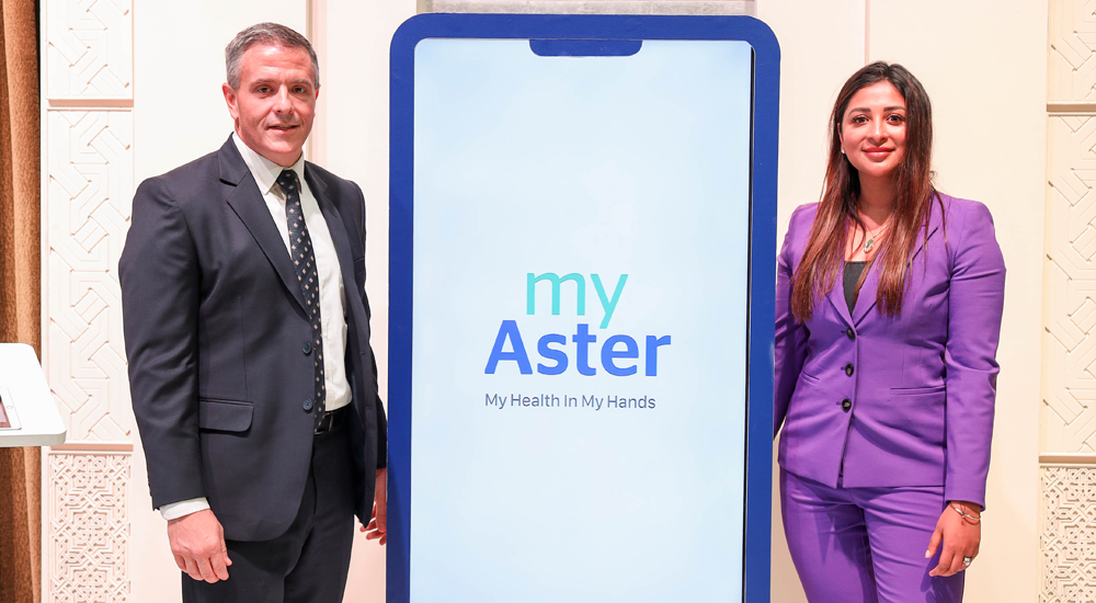 (Left to right) Mr. Brandon Rowberry, CEO - Digital Health, Aster DM Healthcare and Ms. Alisha Moopen, Deputy Managing Director, Aster DM Healthcare.