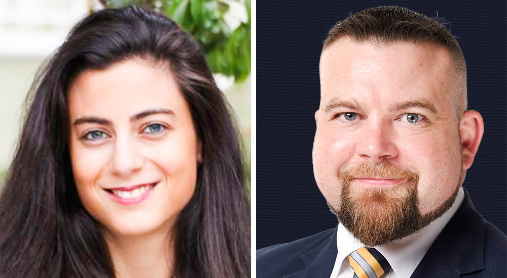 (Left to right) Audrey Nakad, Chief Executive Officer at Ostaz and Andrew Turner, Group Head of Education Technology at Aldar Education.