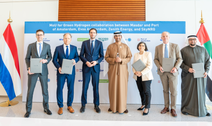 Masdar signs MoU with Dutch companies to create a green hydrogen supply chain