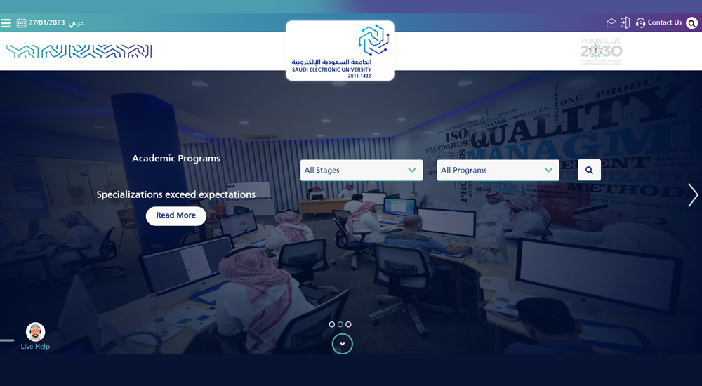 Saudi-Eletronic-university--screenshot