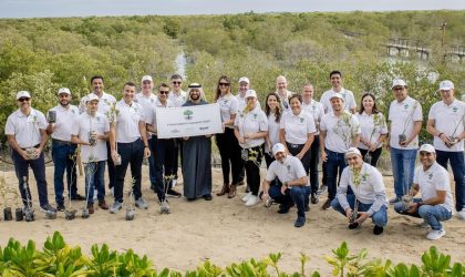 Etihad Airways, Marriott International jointly plant 12,000 mangrove trees in Jubail Island