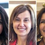 (Left to right) Norah Alajaji, Manager at Kearney Middle East; Chiara Riffaldi, Partner at Kearney Middle East and Africa and Isabel Neiva, Partner, Kearney Middle East.