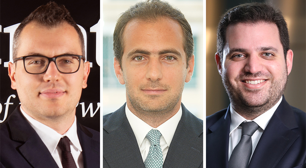 (Left to right) Ruggero Moretto, Principal with Strategy& Middle East; Mark Haddad, Partner with Strategy& Middle East and Elias Karam, Principal with Strategy& Middle East.