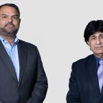 (Left to right) Jai Bhatia, Director of Sales and Marketing at Newcom and Manish Bakshi, the Managing Director of BenQ.