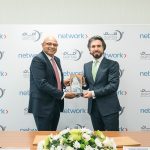 (Left to Right) Nandan Mer, Chief Executive Officer at Network International & Hisham Hammoud, CEO of Aafaq Islamic Finance