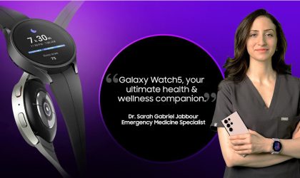 Dr Sarah Gabriel Jabbour to demonstrate how Galaxy Watch5 can monitor sleep, blood pressure
