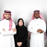 (left to right) Mr. Anas Mohammed, Sales Manager, Aba'ad Alkhayal, Mr. Bander Al Barrak, Co-Founder - Public Relations Manager, Aba'ad Alkhayal, Princess Hesah Al Saud, Co-Founder, Aba'ad Alkhayal, Dr. Sajjadllah Alhawsawi, Co-Founder - CEO, Aba'ad Alkhayal, Mr. Nikhil Goyal, Co-Founder – Technology, Aba'ad Alkhayal