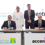 (Left to right) Ali Imran, Chief Operating Officer, CBD; Othman Bin Hendi, Chief Customer Officer, CBD; David Parker, Global Financial Services Industry Practices Chair, Accenture; Max Di Gregorio, Managing Director, Financial Services and Client Account Lead, Middle East.