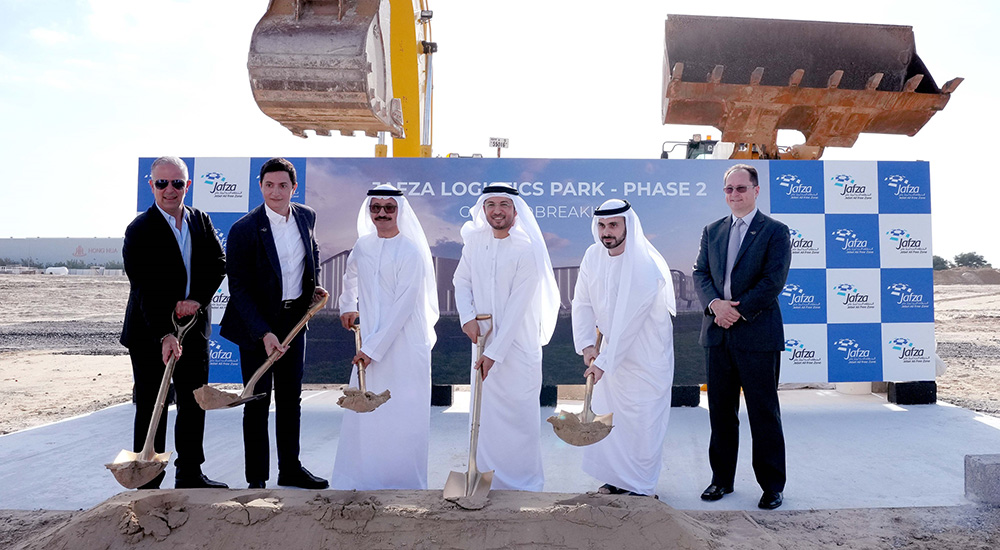 The event included a ceremonious groundbreaking for Phase 2 of Jafza Logistics Park, which will add another 250,000 square feet of Grade A storage facilities.