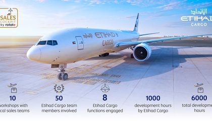 Etihad Cargo partners with Rotate to co-develop Sales Cockpit to improve customer service